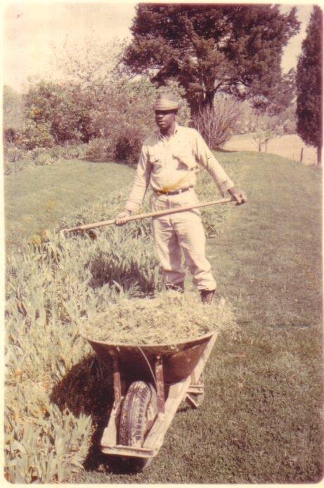 Bernard Barber maintaining Sotterley Plantation
