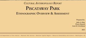 Cover of the EOA study for Piscataway Park